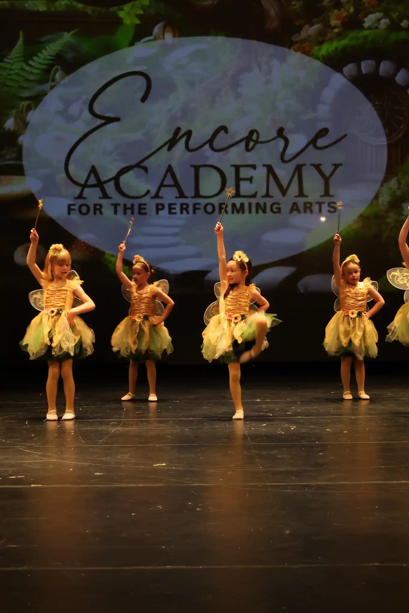 A dancer in a powerful pose